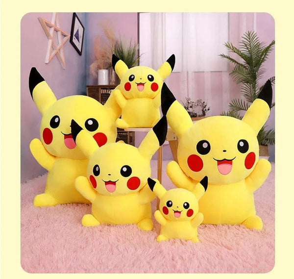Planet Gates 80cm Big Size Pokemon Pikachu Plush Doll Japanese Anime Cute and soft  Pikachu Children's accompany Collection Toys Gifts