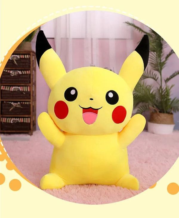 Planet Gates 80cm Big Size Pokemon Pikachu Plush Doll Japanese Anime Cute and soft  Pikachu Children's accompany Collection Toys Gifts