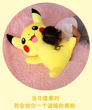Planet Gates 80cm Big Size Pokemon Pikachu Plush Doll Japanese Anime Cute and soft  Pikachu Children's accompany Collection Toys Gifts