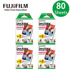 Planet Gates 80sheets / CHINA Fujifilm Instax Mini 12 9 Film White Edge 10 20 40 60 100 Sheets/Packs Photo Paper for Fuji Instant Camera 8/7s/11/25/50/90/sp-2