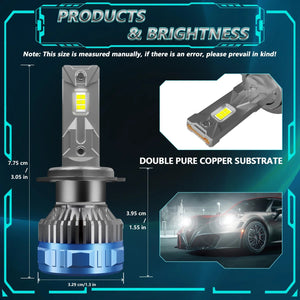 Planet Gates 8760 Chip 6500K / H1 EAGLEVISION Led Headlight Lamp Bulb for Cars H4 Turbo Canbus 12v 24v 1800W High Power Lamp HB3 HB4 9012 H1 H4 H7 H11 H13