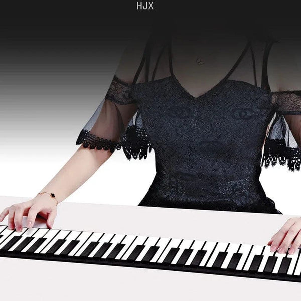 Planet Gates 88 61 Key Hand Roll Piano Toys for Kids Boys Educational Keyboard Instrument Girls Learning Music Children Electronic Musical