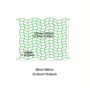 Planet Gates 89.92*179.83cm 1pc Garden Trellis For Climbing Plants Outdoor, Trellis Netting For Cucumber, Tomato, Plant Trellis Net With 10.16x10.16 Cm Mesh As Vegetable Trellis For Grape, Bean, Growing Pea