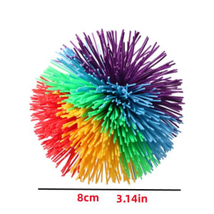 Planet Gates 8cm 6/8/10cm Jugging Ball Colorful Rubber Wire Ball Toy For Kids Anti-Stress Stretchy Ball Children's Novelty Toys Funny Rubber Toy