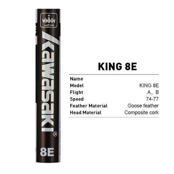 Planet Gates 8E-Speed 76--2Tube / CHINA Kawasaki Upgrade Feather Badminton Shuttlecock For Clubs & Training Racquet Sports Speed 76 77 Durable Badminton Ball 6E/8E/10E