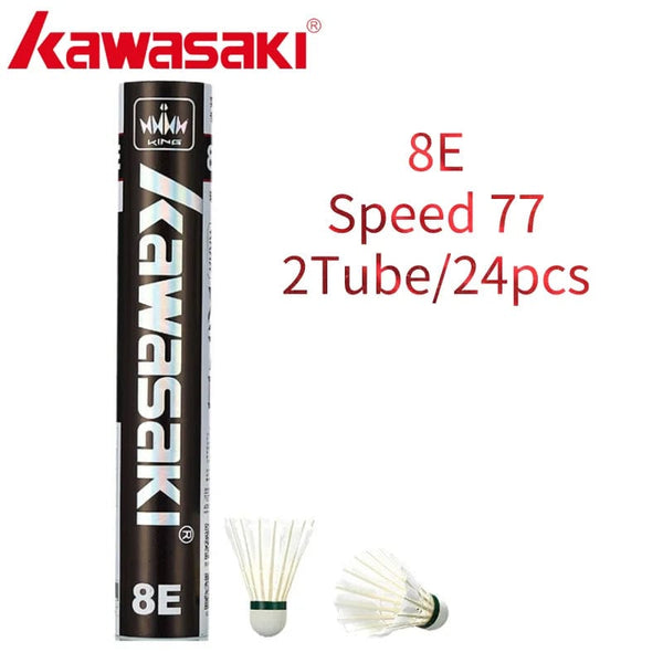 Planet Gates 8E-Speed 76--2Tube / CHINA Kawasaki Upgrade Feather Badminton Shuttlecock For Clubs & Training Racquet Sports Speed 76 77 Durable Badminton Ball 6E/8E/10E