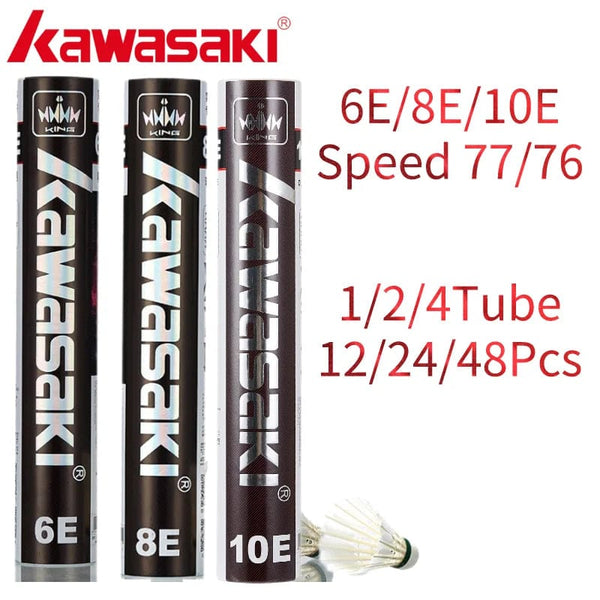 Planet Gates 8E-Speed 76--2Tube / CHINA Kawasaki Upgrade Feather Badminton Shuttlecock For Clubs & Training Racquet Sports Speed 76 77 Durable Badminton Ball 6E/8E/10E