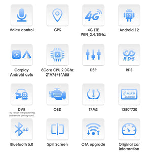 Planet Gates 8GB 128GB Android 12 Car Multimedia Player 9 Inch Navigation For BMW E39 E53 M5 1995-2003 Radio Stereo BT GPS Wifi DSP SWC AM FM