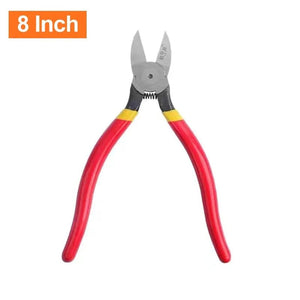 Planet Gates 8inch red 5/6/8inch Diagonal Pliers Multi Functional Electrical Wire Cable Cutters Cutting Side Snips Flush Nipper Hand Tools