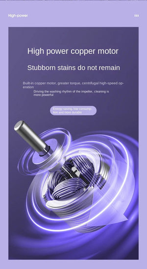 Planet Gates 8L Portable Small Foldable Washing Machine with Spin Dryer For Socks Underwear Panties Washer Household Mini Washing Machine