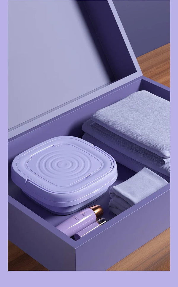 Planet Gates 8L Portable Small Foldable Washing Machine with Spin Dryer For Socks Underwear Panties Washer Household Mini Washing Machine