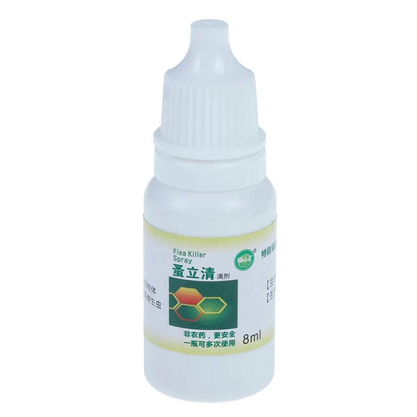 Planet Gates 8ml Pets Dog Cat Anti-flea Drops Insecticide Flea Lice Insect Killer Liquid Insect Killer Spray For Pet Dog Puppy Cat