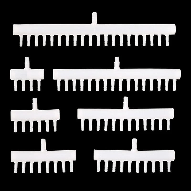 Planet Gates 8mm Intake to 4mm Outlet Hose Splitter Fish Tank Fittings Garden Hose Connector Withstand High Temperature Aquarium Joint  1 Pc