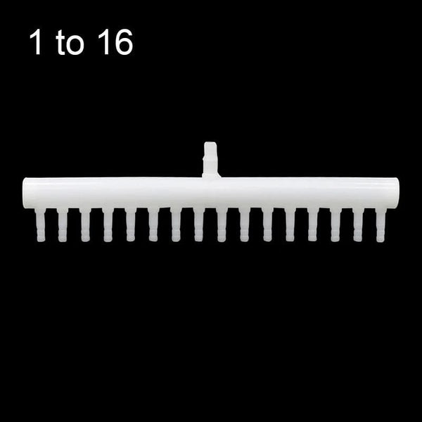 Planet Gates 8mm Intake to 4mm Outlet Hose Splitter Fish Tank Fittings Garden Hose Connector Withstand High Temperature Aquarium Joint  1 Pc