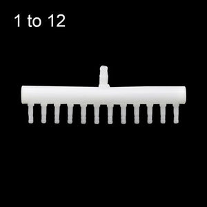 Planet Gates 8mm Intake to 4mm Outlet Hose Splitter Fish Tank Fittings Garden Hose Connector Withstand High Temperature Aquarium Joint  1 Pc