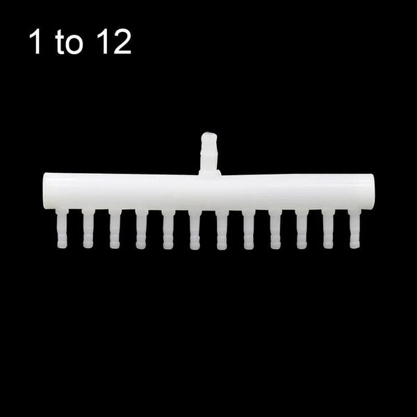 Planet Gates 8mm Intake to 4mm Outlet Hose Splitter Fish Tank Fittings Garden Hose Connector Withstand High Temperature Aquarium Joint  1 Pc