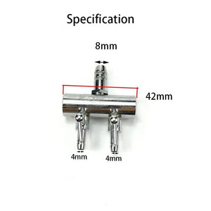 Planet Gates 8mm to 4mm 2 ways 1 2 3 4 5 Way Aquarium Air Splitter Valve Fish Tank Air Pump Flow Splitter Distributor Pump Valve Tap Lever Control Switch Valve