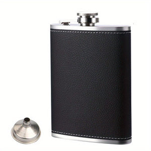 Planet Gates 8oz 1pc, 8oz Hip Flask, Stainless Steel Liquor Flask, Portable Drinking Bottle, For Scotch Bourbon, Whisky, Cognac, Vodka, Gin Tequila Liquor, Travel Accessories, Home Kitchen Items, Unique Gifts For Men, Father's Day Gifts