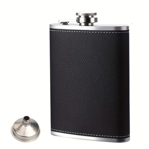 Planet Gates 8oz 1pc, 8oz Hip Flask, Stainless Steel Liquor Flask, Portable Drinking Bottle, For Scotch Bourbon, Whisky, Cognac, Vodka, Gin Tequila Liquor, Travel Accessories, Home Kitchen Items, Unique Gifts For Men, Father's Day Gifts