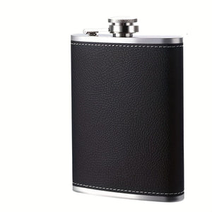 Planet Gates 8oz 1pc, 8oz Hip Flask, Stainless Steel Liquor Flask, Portable Drinking Bottle, For Scotch Bourbon, Whisky, Cognac, Vodka, Gin Tequila Liquor, Travel Accessories, Home Kitchen Items, Unique Gifts For Men, Father's Day Gifts