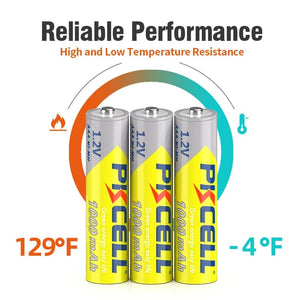 Planet Gates 8PC PKCELL AAA Battery 1.2V NiMH AAA Rechargeable Batteries 1000mah aaa Clock Toys mouse battery And 2PC AAA/AA Battery Holder