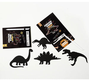 Planet Gates 8Pcs Magic Scratch Drawing Paper DIY Scratch Art Bookmark Kids Drawing Toys Painting Book Creative Card Sticker Educational Toys