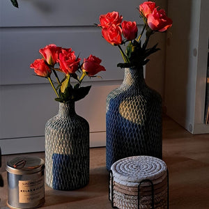 Planet Gates 8pcs, Round Fabric Coasters, Thermal Insulation Mat For Household Kitchen Tables, Round Cotton Rope Woven Meal Pad, Plate Mat, Cup Mat, Pot Mat, Hanging Home Decoration