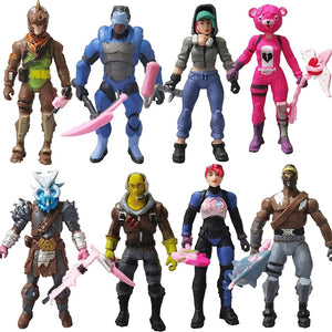 Planet Gates 8PCS SET 10CM Fortnite Figure Anime Game Figure Toy Doll Action Figure Car Desk Decoration Birthday Gift For Children Adults Fans