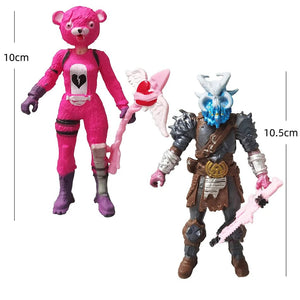 Planet Gates 8PCS SET 10CM Fortnite Figure Anime Game Figure Toy Doll Action Figure Car Desk Decoration Birthday Gift For Children Adults Fans