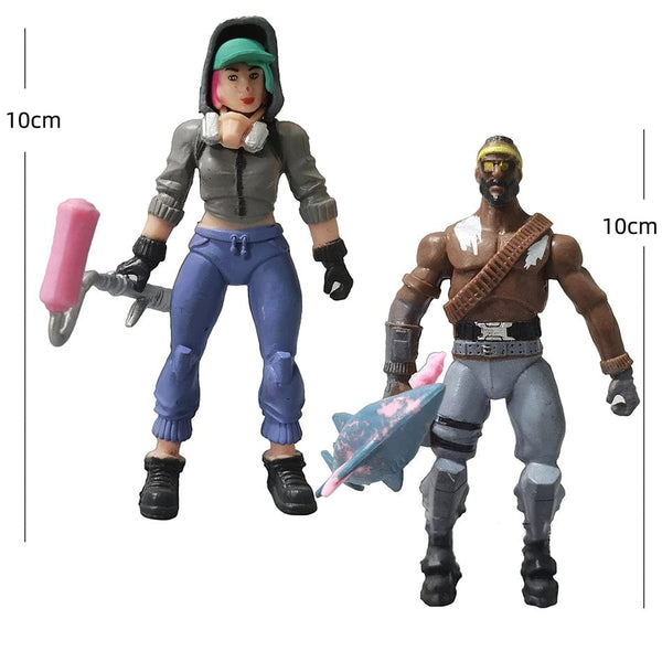 Planet Gates 8PCS SET 10CM Fortnite Figure Anime Game Figure Toy Doll Action Figure Car Desk Decoration Birthday Gift For Children Adults Fans