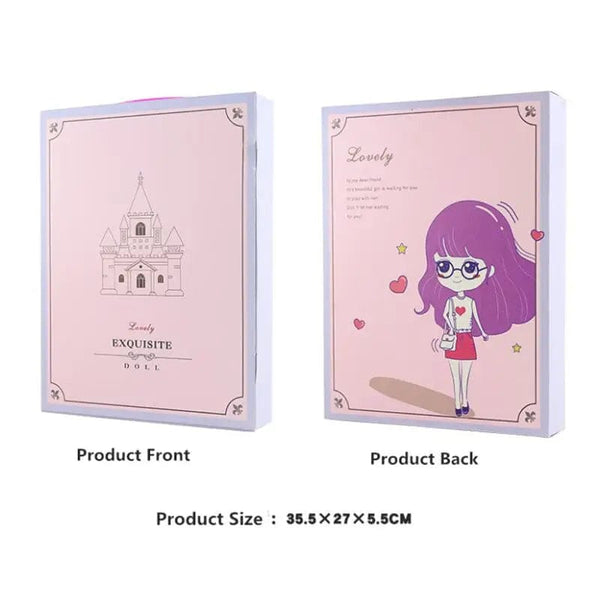 Planet Gates 8pcs set 8pcs/Set BJD Jointed Doll 16cm 13 Ball Joints Fashion Dolls With Full Set Clothes Dress Up Girl Toy Birthday Gift With Box