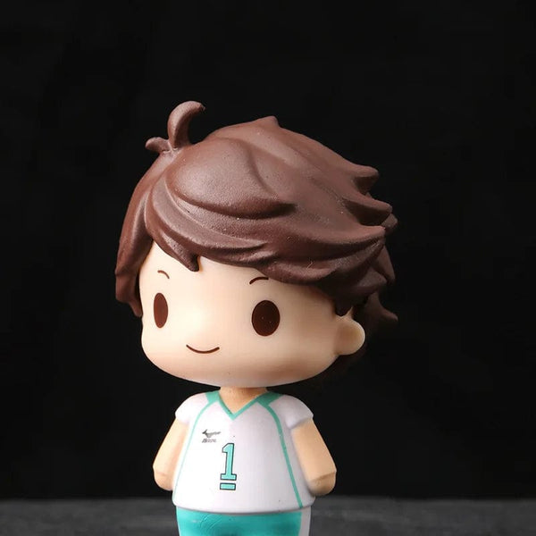 Planet Gates 8pcs/Set Haikyuus Action Figure Toys Q version Kenma Kozume Shoyo Hinata Kotaru Bokuto Yu Nishinoya Volleyball Model Dolls