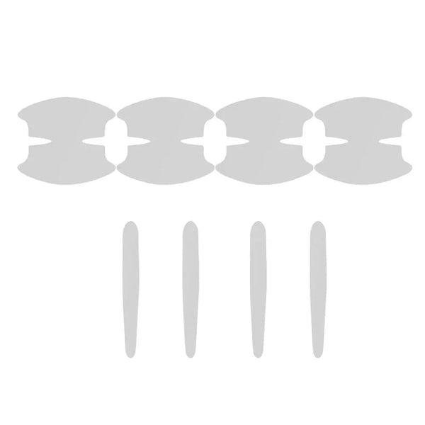 Planet Gates 8Pcs TPU Car Door Bowl Anti-scratch Sticker Clear Door Bowl Handle Protection Sticker Paint Surface Film Car Accessories Decals