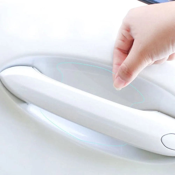 Planet Gates 8Pcs TPU Car Door Bowl Anti-scratch Sticker Clear Door Bowl Handle Protection Sticker Paint Surface Film Car Accessories Decals