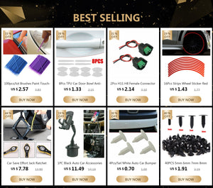 Planet Gates 8Pcs TPU Car Door Bowl Anti-scratch Sticker Clear Door Bowl Handle Protection Sticker Paint Surface Film Car Accessories Decals