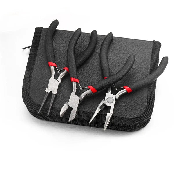 Planet Gates 8PCS WITH BAG 1set Of Tools For Making Jewelry Tool Sets Organizer Pliers Tweezers Fitting Bracelet Necklace Making Jewelry Jaking Kits