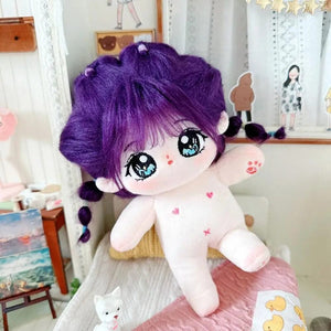 Planet Gates 9 20cm Cotton Doll Soft Stuffed Plush Doll Dress Up Dolls Cute Plush Toy Anime Can Be Placed in A Shape Nude Doll Accessories