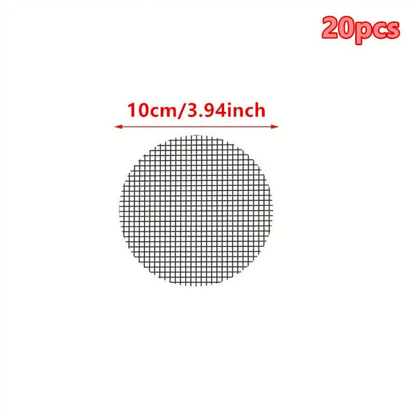 Planet Gates 9.91x9.91cm / 20pcs 50pcs Flower Pot Hole Mesh Pad - Keep Soil In & Drainage Out - Gardening Supplies