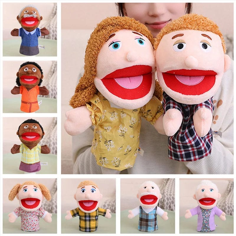 Planet Gates 9 / about 28-33cm 28-33cm Kids Plush Finger & Hand Puppet Popular Activity Boy Girl Role Play Bedtime Story Props Family Role Playing Toys Doll