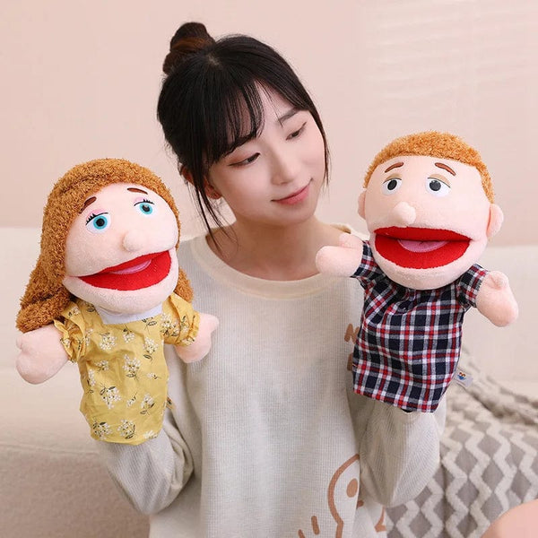 Planet Gates 9 / about 28-33cm 28-33cm Kids Plush Finger & Hand Puppet Popular Activity Boy Girl Role Play Bedtime Story Props Family Role Playing Toys Doll