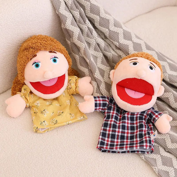 Planet Gates 9 / about 28-33cm 28-33cm Kids Plush Finger & Hand Puppet Popular Activity Boy Girl Role Play Bedtime Story Props Family Role Playing Toys Doll