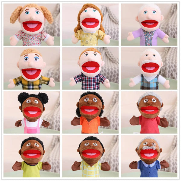 Planet Gates 9 / about 28-33cm 28-33cm Kids Plush Finger & Hand Puppet Popular Activity Boy Girl Role Play Bedtime Story Props Family Role Playing Toys Doll