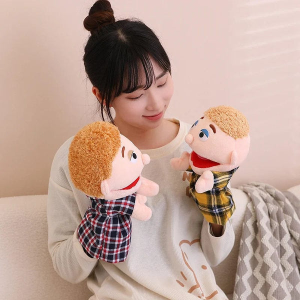 Planet Gates 9 / about 28-33cm 28-33cm Kids Plush Finger & Hand Puppet Popular Activity Boy Girl Role Play Bedtime Story Props Family Role Playing Toys Doll