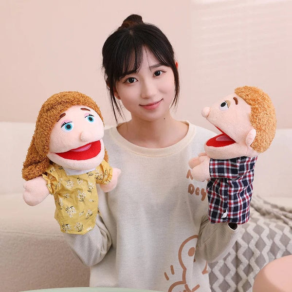Planet Gates 9 / about 28-33cm 28-33cm Kids Plush Finger & Hand Puppet Popular Activity Boy Girl Role Play Bedtime Story Props Family Role Playing Toys Doll