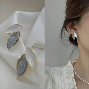 Planet Gates 9 Acrylic hoop earrings women 2022 new fashion stud earrings retro trend stud earrings women trend twist elegant ring earrings