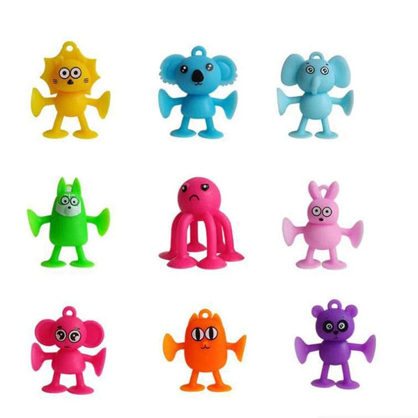 Planet Gates 9 pcs 2 / CHINA Soft Building Blocks Suction Cup Toys DIY Puzzle Sticky Game Children Bath Toys Montessori Sensory Stress Release Toy for Autism