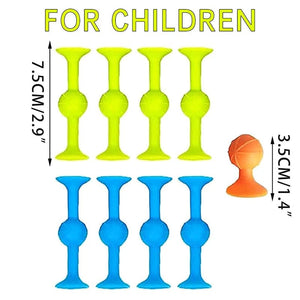 Planet Gates 9 pcs / CHINA Soft Building Blocks Suction Cup Toys DIY Puzzle Sticky Game Children Bath Toys Montessori Sensory Stress Release Toy for Autism