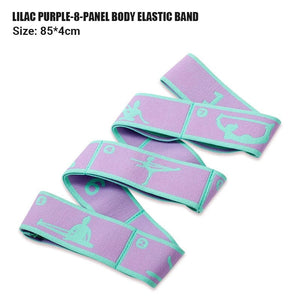 Planet Gates 9 pink1 Multi-Section Elastic Yoga Resistance Bands Adult Child Dance Training Gym Home Pilates Exercise Pull Strap Belt Fitness Sport