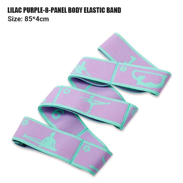 Planet Gates 9 pink1 Multi-Section Elastic Yoga Resistance Bands Adult Child Dance Training Gym Home Pilates Exercise Pull Strap Belt Fitness Sport