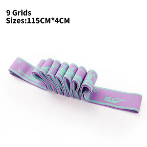 Planet Gates 9 pink1 Multi-Section Elastic Yoga Resistance Bands Adult Child Dance Training Gym Home Pilates Exercise Pull Strap Belt Fitness Sport